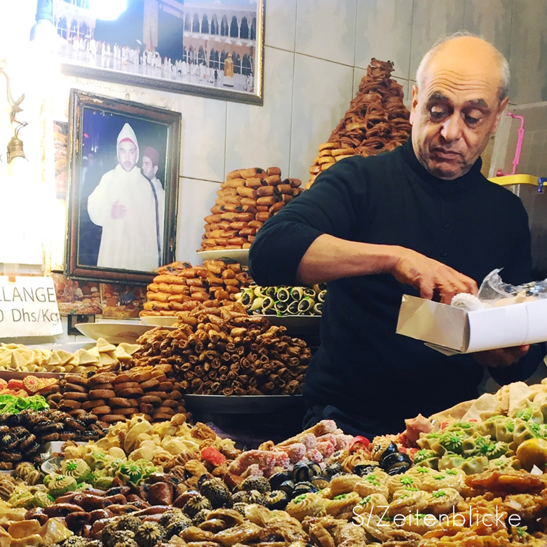 Straßenleben und Streetfood in Marrakech